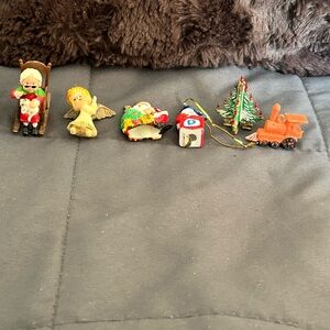 Vintage mini plastic Christmas